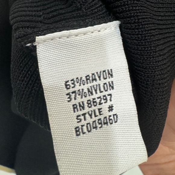 Black 2 piece VERTIGO Dress from PARIS. Very good condition. Size M - Picture 9 of 13